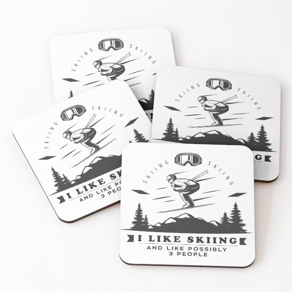 Item preview, I Like Skiing And Like Possibly 3 People designed and sold by YAITPSTORE.