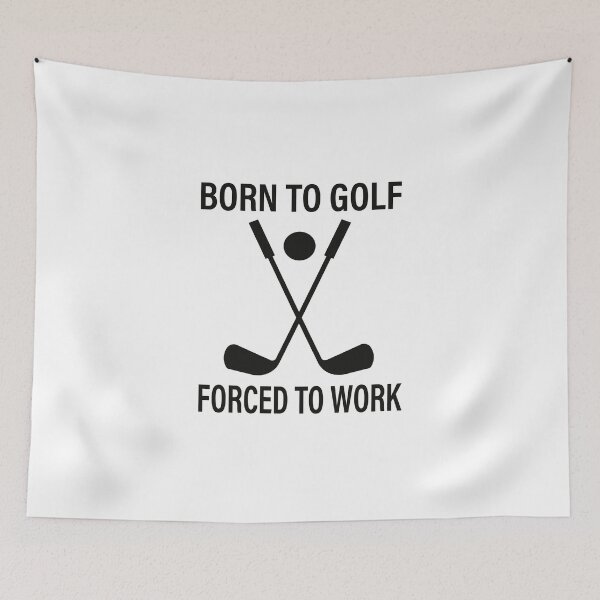 Item preview, Born To Golf Forced To Work designed and sold by Organization -Shirt.