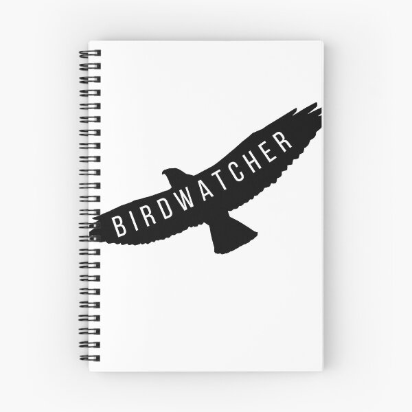Item preview, Birdwatcher bird art logo designed and sold by TheWaterBirds.