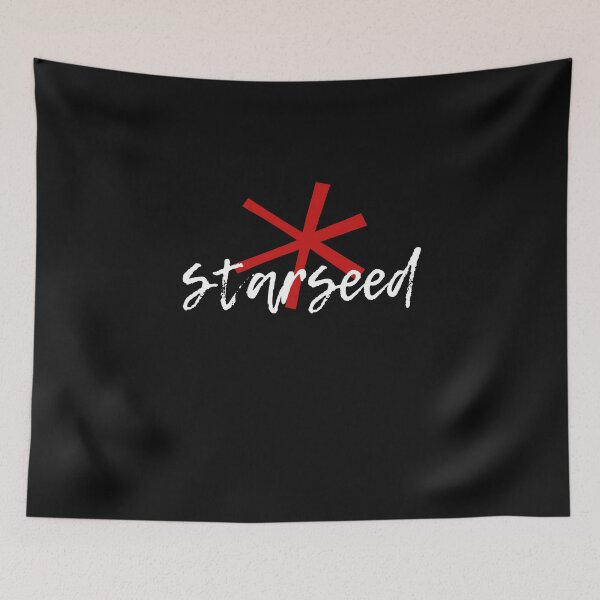 Item preview, Starseed With Pop Of Red Color On Black designed and sold by hopaaa.