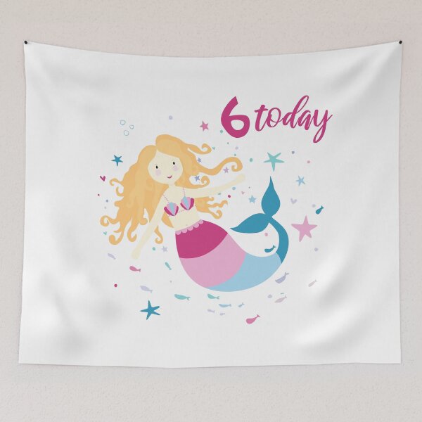 Item preview, Happy Sixth (6th) Birthday designed and sold by LouiseFranksArt.