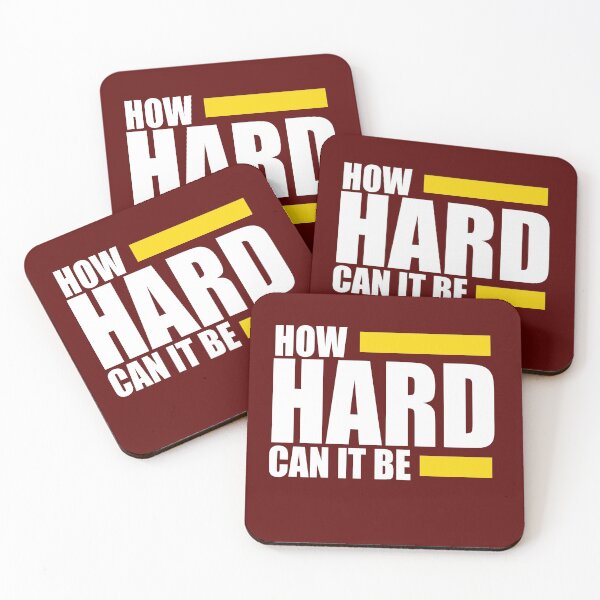 Item preview, How Hard Can It Be! Motivation Quote designed and sold by PrintBrint.
