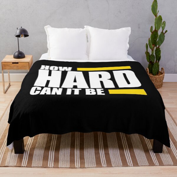 Item preview, How Hard Can It Be! Motivation Quote designed and sold by PrintBrint.