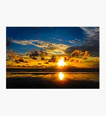 Beach Sunset Photographic Print