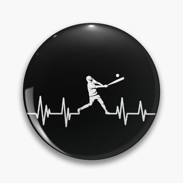 Item preview, Cricket heartbeat baseball player,baseball Birthday Cricket lover designed and sold by ELmezz.