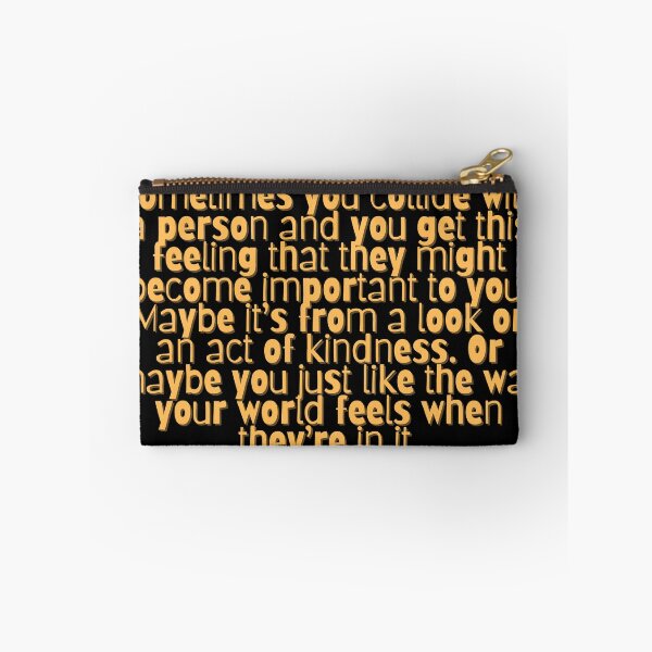 Item preview, Sometimes you collide with a person and you get this feeling that they might become important to you... designed and sold by micraelle.