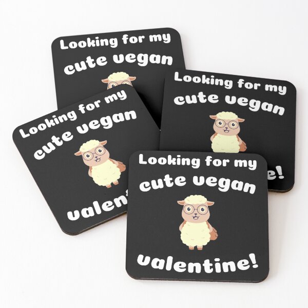 Item preview, Sheep Looking For My Cute Vegan Valentine designed and sold by WhimsicaliTee.