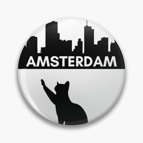 Item preview, amsterdam skyline cat of new year designed and sold by TAWFIKATZ.