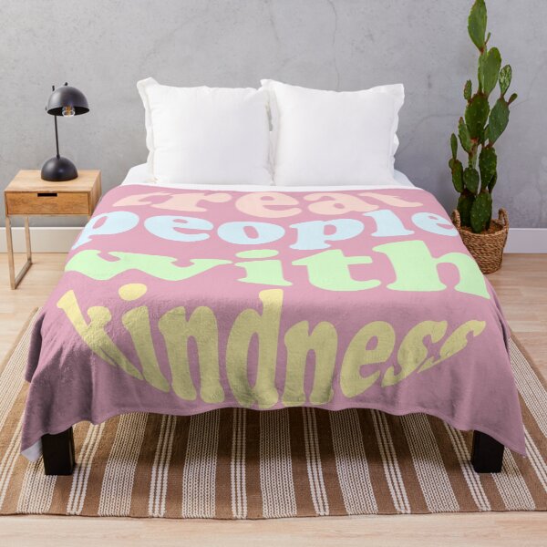Item preview, Treat People With Kindness Hippie Typography designed and sold by Freshfroot.