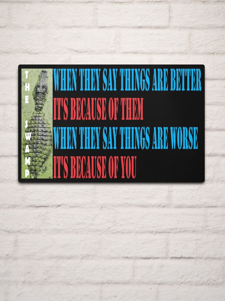 Thumbnail 2 of 4, Metal Print, The Swamp designed and sold by JeanJohnJohn.