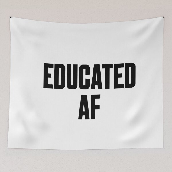Item preview, College Educated Degree AF Doctorate Education PHD designed and sold by yellowdellow.
