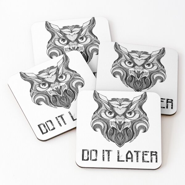 Item preview, Owl Do It Later designed and sold by Enzo GraphicsDesign.