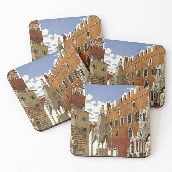 Item preview, Vintage Travel Poster Verona (NO TEXT) designed and sold by G-Design.