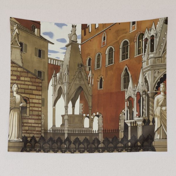 Item preview, Vintage Travel Poster Verona (NO TEXT) designed and sold by G-Design.