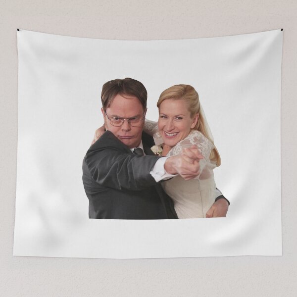 Item preview, Dwight and Angela Wedding designed and sold by ScrantonGal.