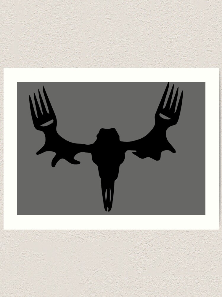 "Meat Eater Skull " Art Print for Sale by unionpride Redbubble