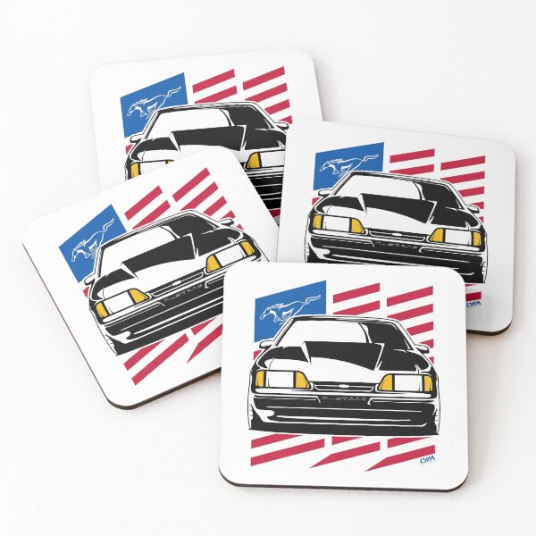 Item preview, Foxbody Ford Mustang Notch US Flag designed and sold by leaveyourmark.