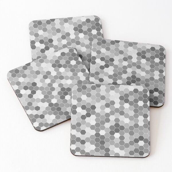 Item preview, Grey Honeycomb Pattern designed and sold by lizmcginn.