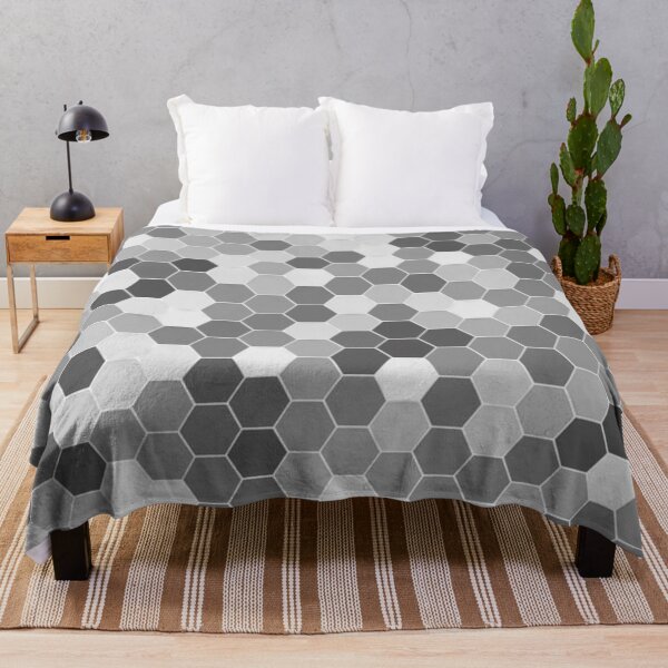 Item preview, Grey Honeycomb Pattern designed and sold by lizmcginn.