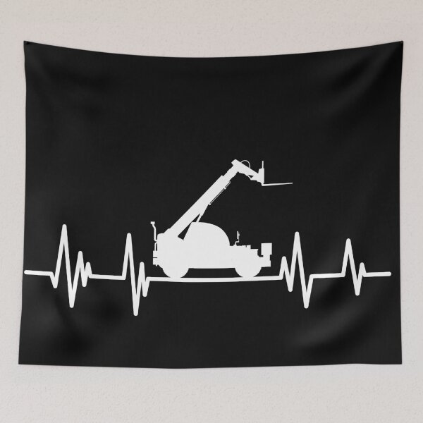 Item preview, heartbeat Forklift Operator Birthday forklifter lover designed and sold by ELmezz.