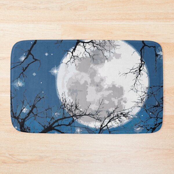 Item preview, The full moon through the tree branches. designed and sold by Karine Dupras.