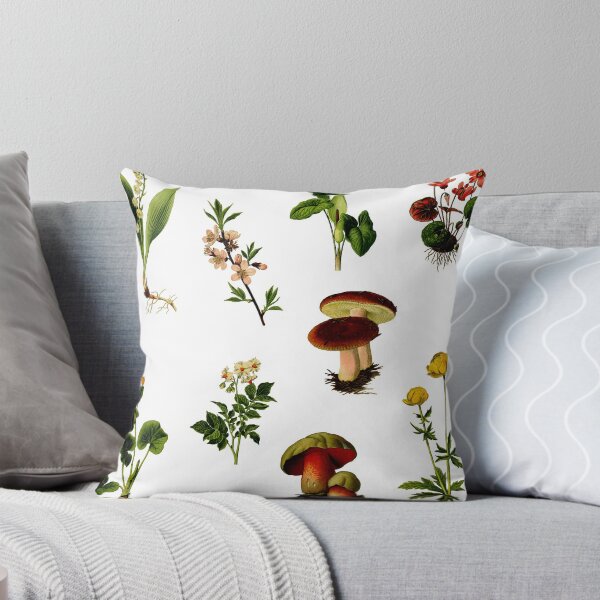 Item preview, Vintage Flora and Fungi Pattern & Sticker Pack designed and sold by bellatierra.