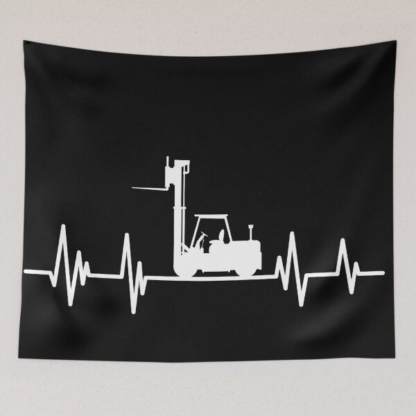 Item preview, heartbeat Forklift Operator Birthday forklifter lover designed and sold by ELmezz.