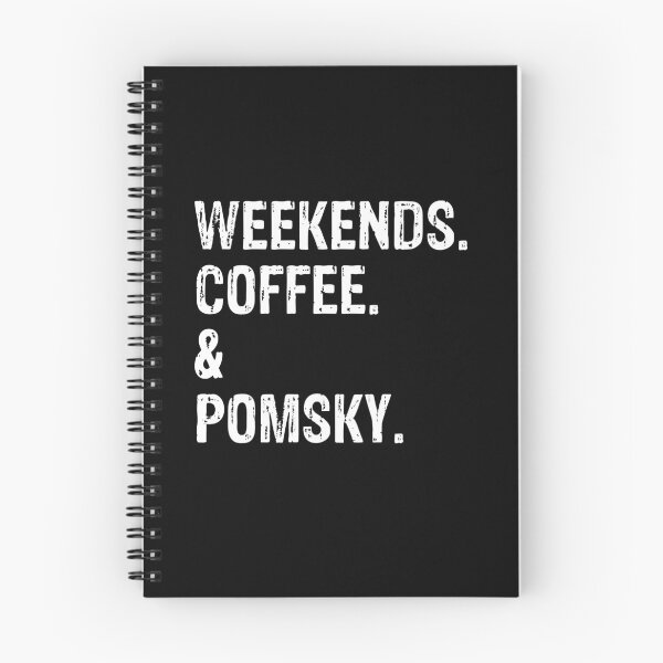 Item preview, Weekends Coffee and Pomsky Dog Gift designed and sold by Guarddogdrive.