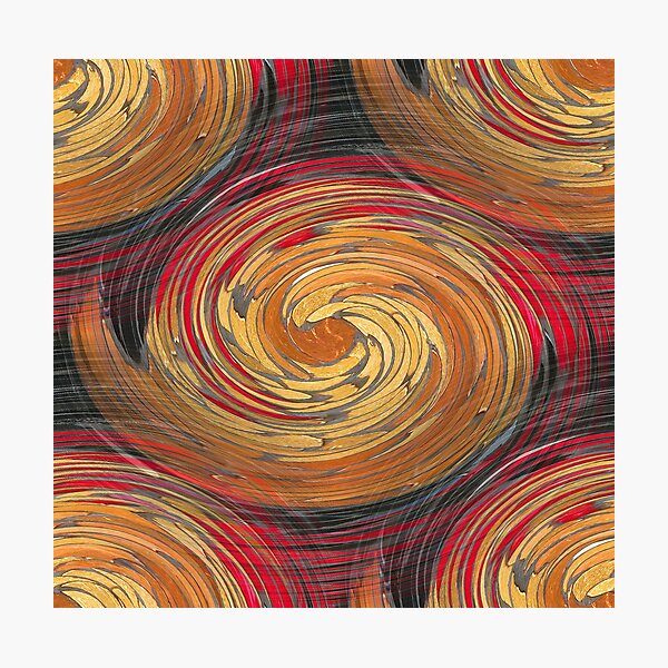 Sunset Swirls Photographic Print