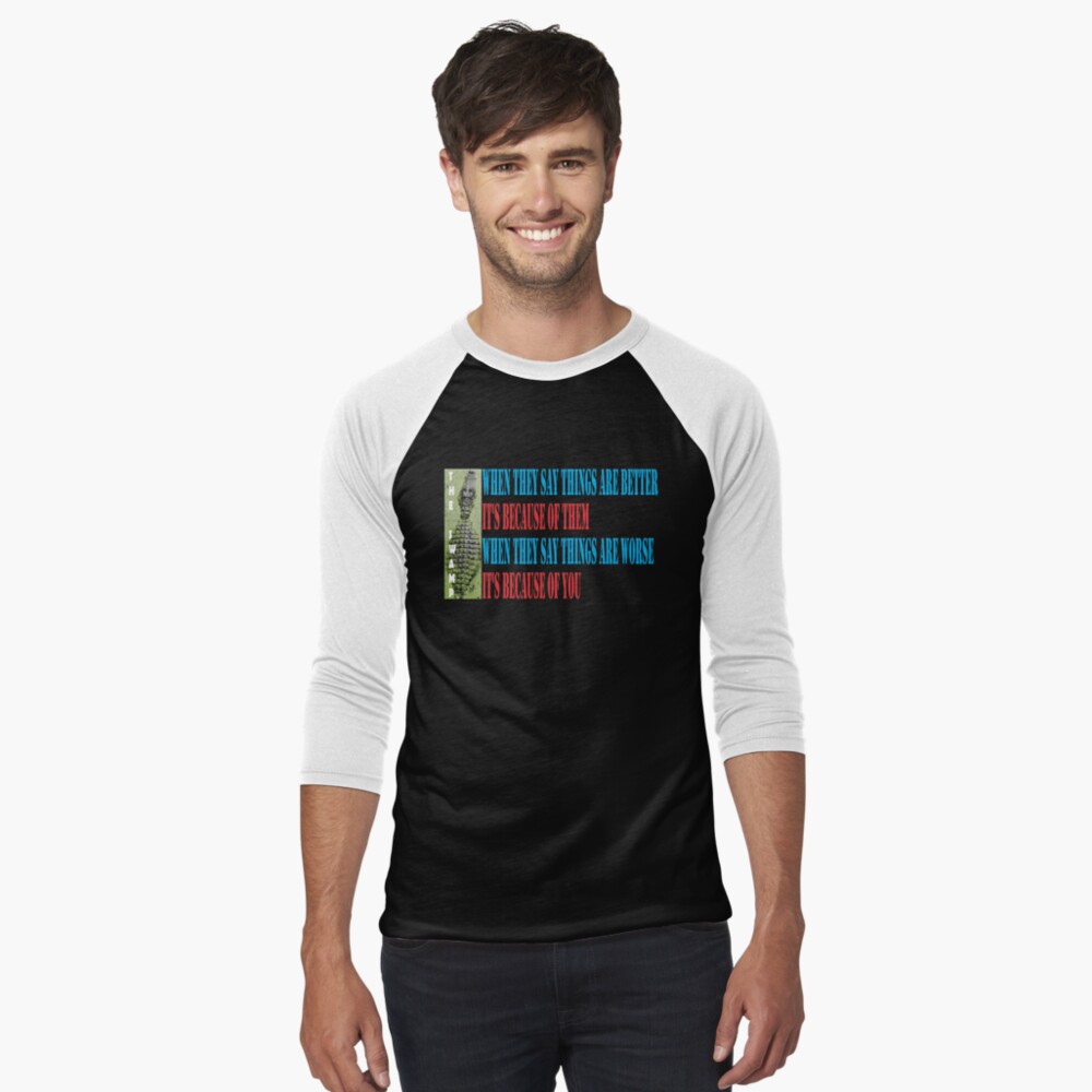 Item preview, Baseball ¾ Sleeve T-Shirt designed and sold by JeanJohnJohn.