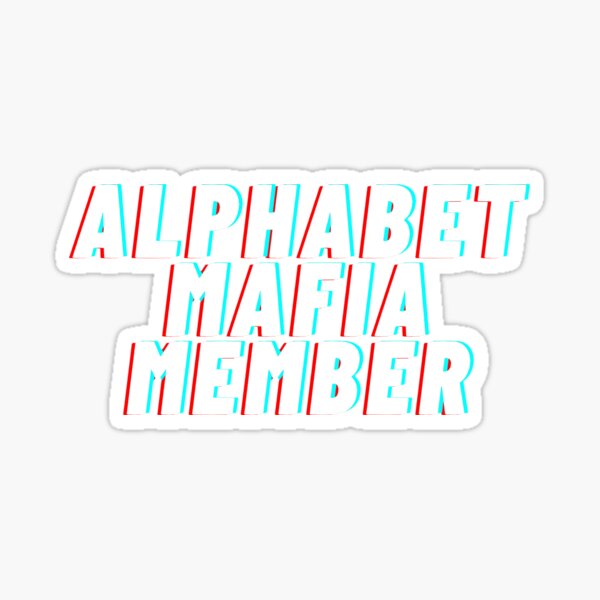 Artikel-Vorschau von Mitglied der Alphabet Mafia (weiß) - Heller Modus, designt und verkauft von Aesthete-by-R.