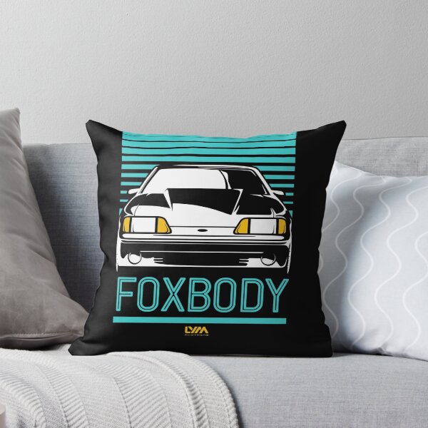 Aperçu de l'œuvre Foxbody Ford Mustang GT rétro créée et vendue par leaveyourmark.