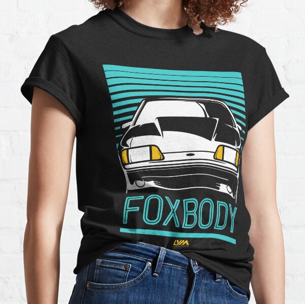 Vista previa del artículo con la obra «Foxbody Ford Mustang GT Retro», diseñado y vendido por leaveyourmark.