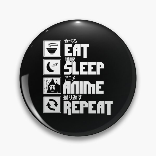 Item preview, Eat Sleep Anime Repeat designed and sold by Dream Imagine Create ..