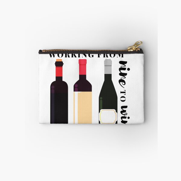 Item preview, working from nine to wine designed and sold by JocelynCrafts.