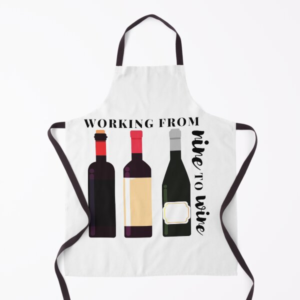 Item preview, working from nine to wine designed and sold by JocelynCrafts.
