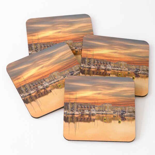 Item preview, Marina at sunrise designed and sold by flyingscot.