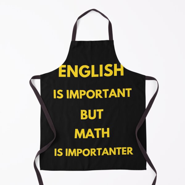 Item preview, English Is Important But Math Is Importanter designed and sold by UsaHappyArt.