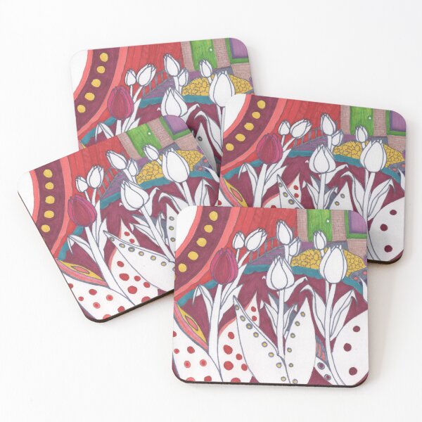 Item preview, Electric tulips  designed and sold by BelindaFuller.
