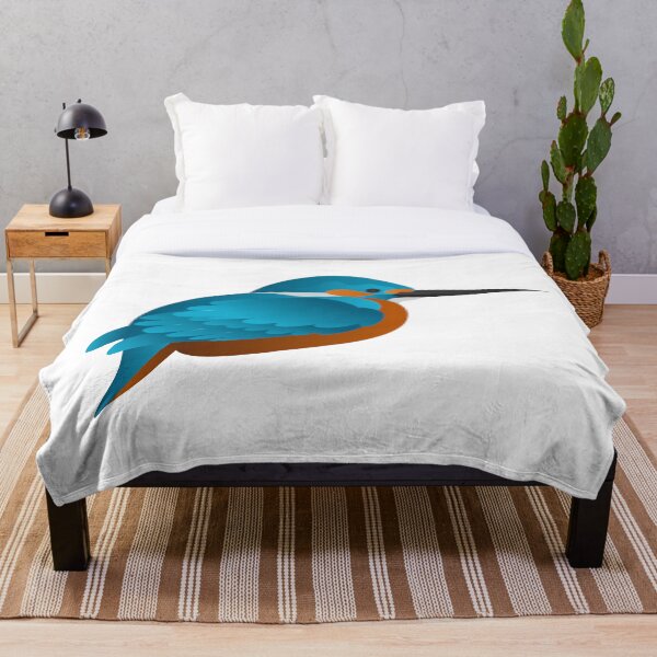 Item preview, kingfisher bird illustration designed and sold by s-arta.