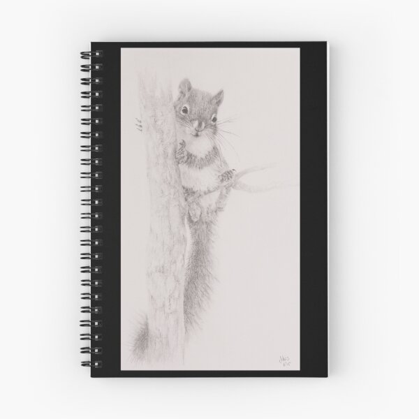 Item preview, Squirrel - 20150802 Notebook designed and sold by JulieWickham.
