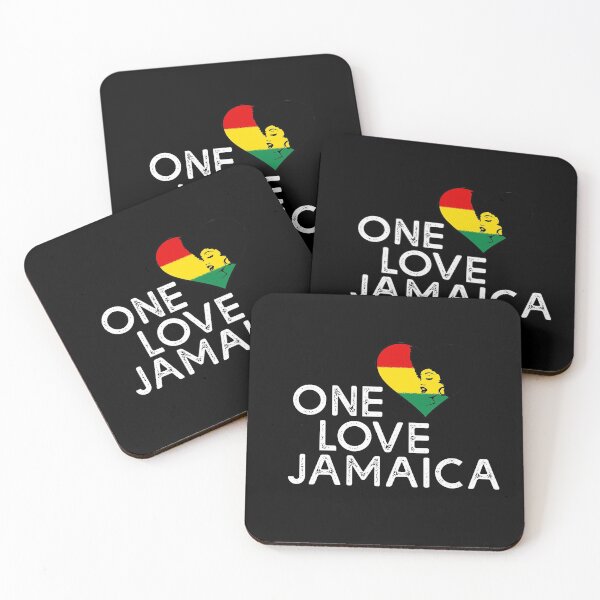 Item preview, One Love Jamaica with white letters and Rasta colors. designed and sold by obedtheartist.