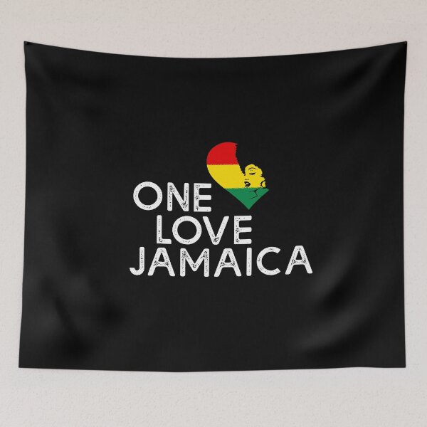 Item preview, One Love Jamaica with white letters and Rasta colors. designed and sold by obedtheartist.