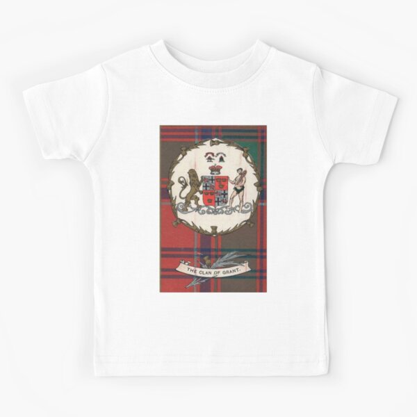 Item preview, Clan Grant Vintage Tartan Crest Badge designed and sold by BagTown Clans.