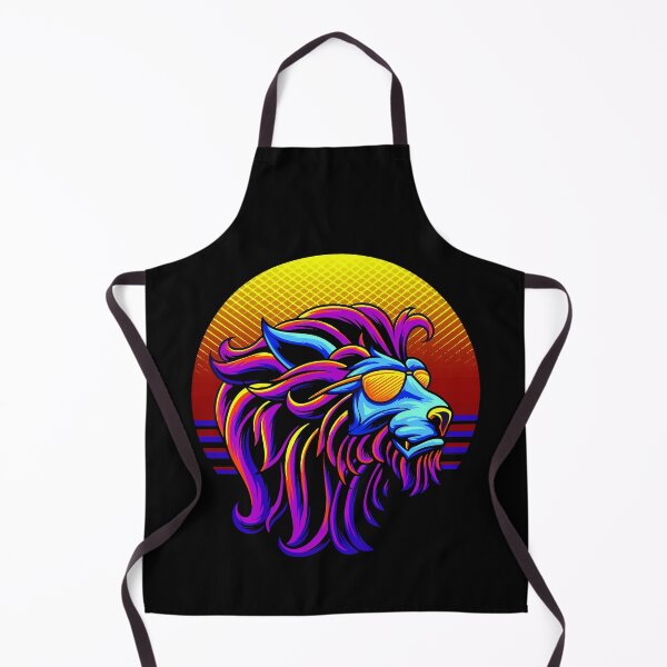 Item preview, Lion Head Artwork Retro designed and sold by mouad naouiri.