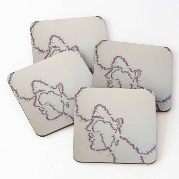 Afro Painting Coasters (Set of 4)