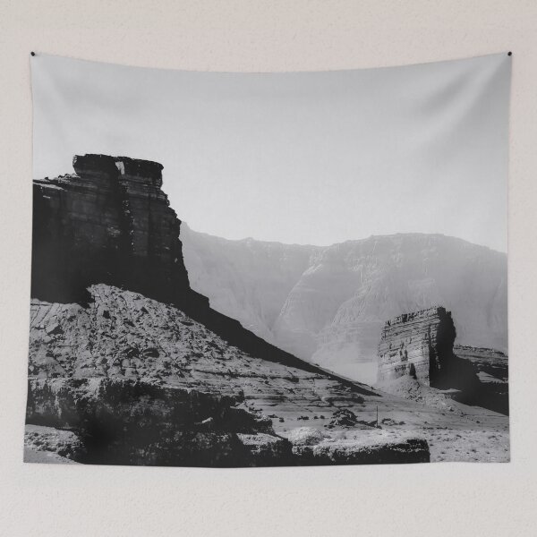 Item preview, Desert and mountain view in Utah USA in black and white designed and sold by Mrvell.