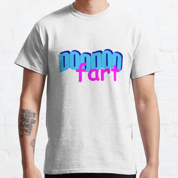 Doodoo Fart WordArt Classic T-Shirt