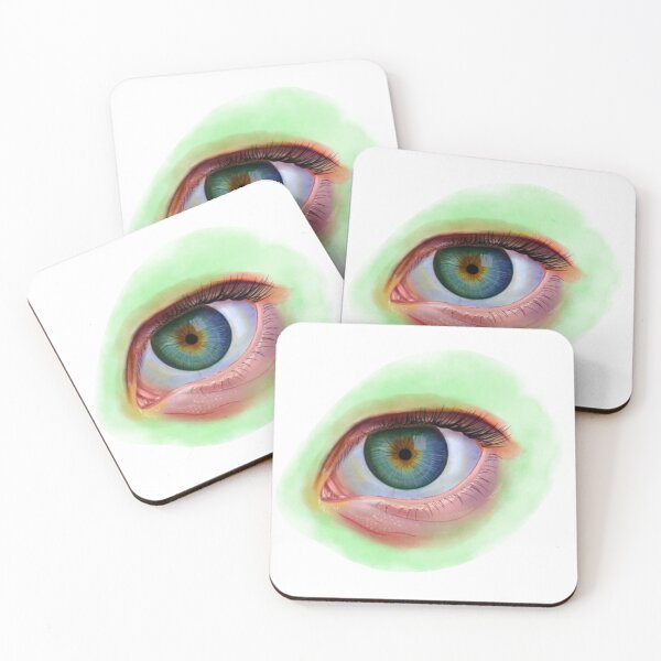 Item preview, Green Stern Eye designed and sold by abbyroyart.