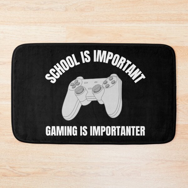 Item preview, School Is Important But Gaming Is Importanter designed and sold by TeePartyHost.